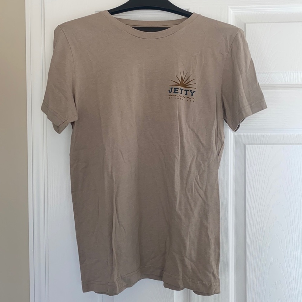 Beige Jetty Graphic Tshirt